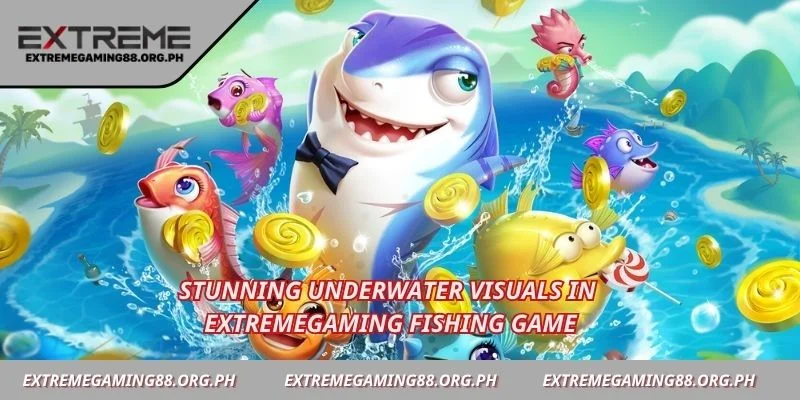 Stunning underwater visuals in Extremegaming Fishing game