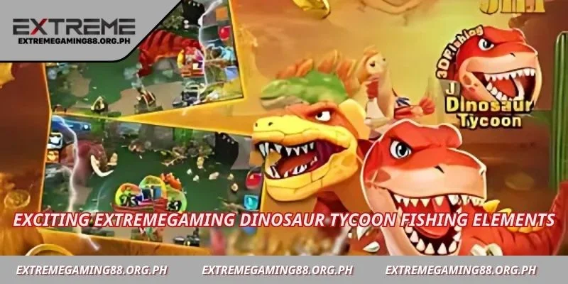 Exciting Extremegaming Dinosaur Tycoon fishing elements