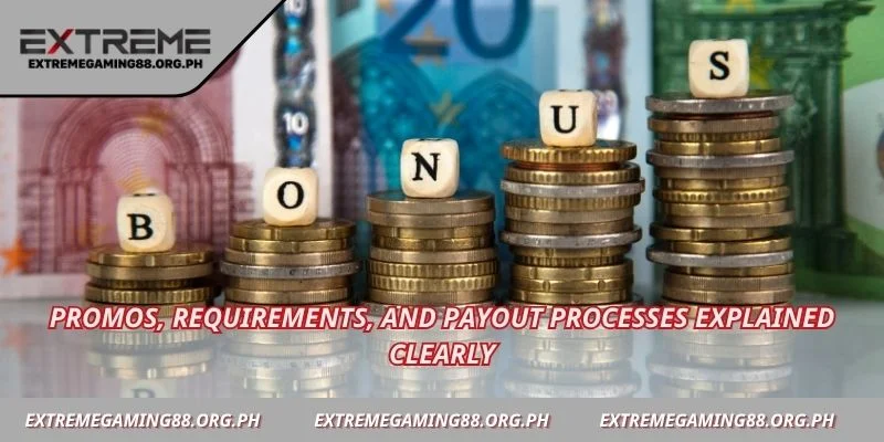 Promos, requirements, and payout processes explained clearly