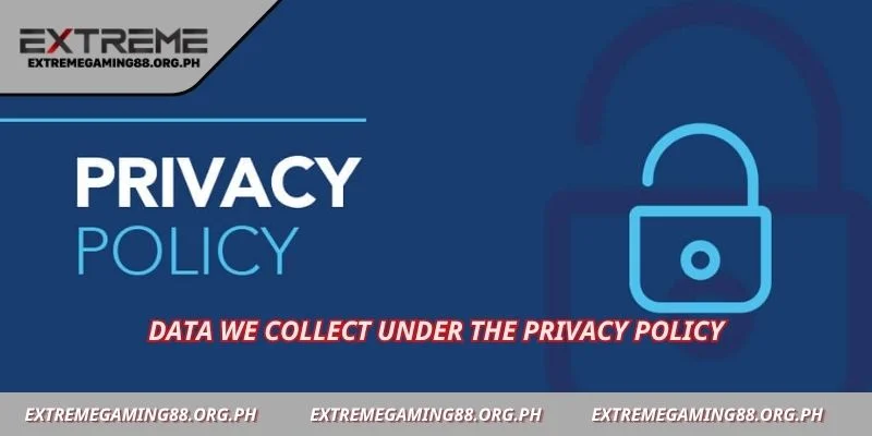 Data we collect under the privacy policy